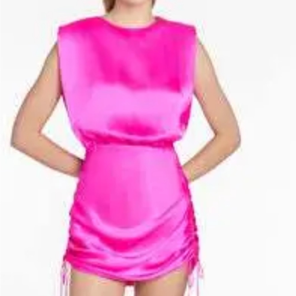 Amanda Uprichard Pink Mini Dress